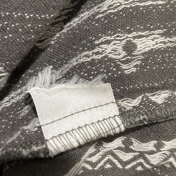 Splendid Women's Olive Green Freesia Long Sleeve Linen Button-Up Shirt Top Small - Picture 14 of 14